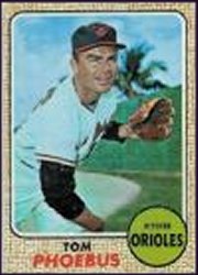 1968 Topps Baseball Cards      097      Tom Phoebus